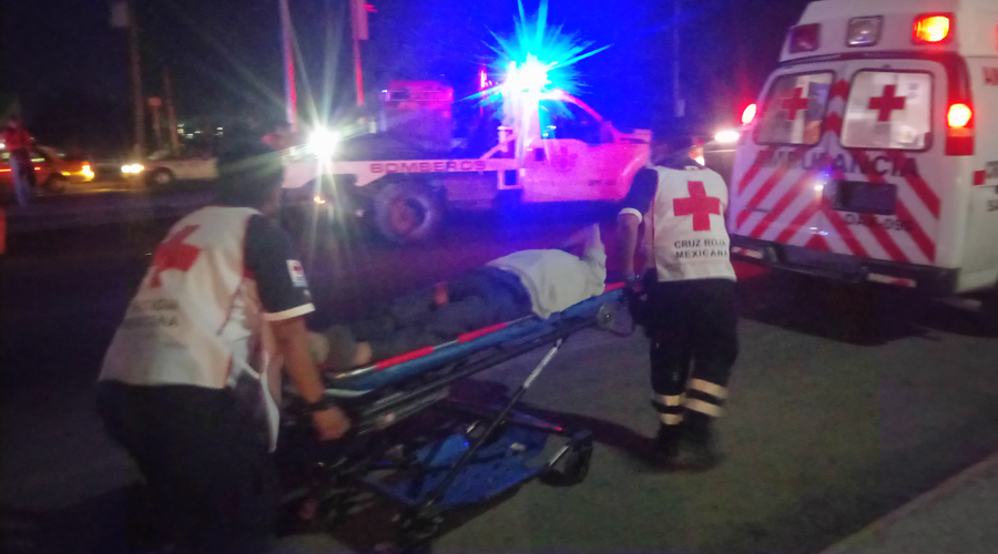 Una persona herida deja choque en Salina Cruz