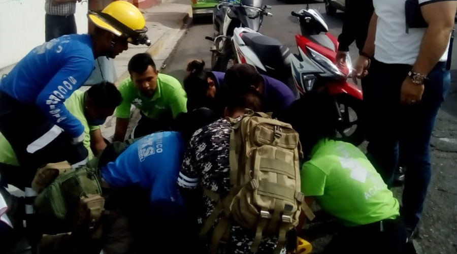 Motociclista derrapa en la colonia Reforma | El Imparcial de Oaxaca