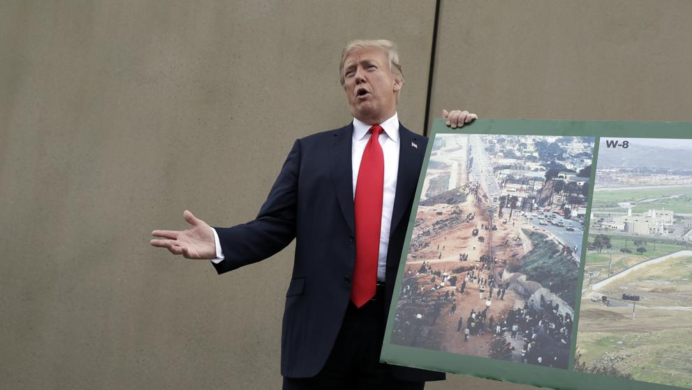 Descarta Trump aranceles a México y reconoce control migratorio