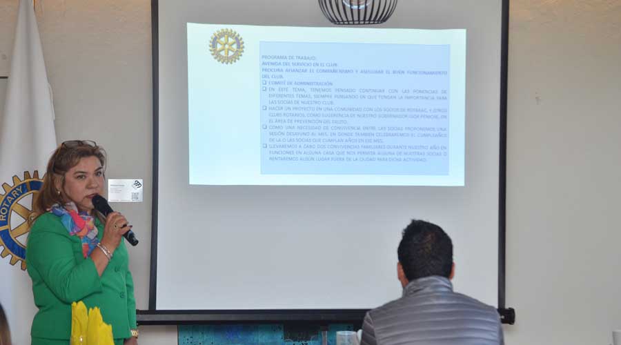 Presentan  plan de trabajo del Club Rotario Guelaguetza