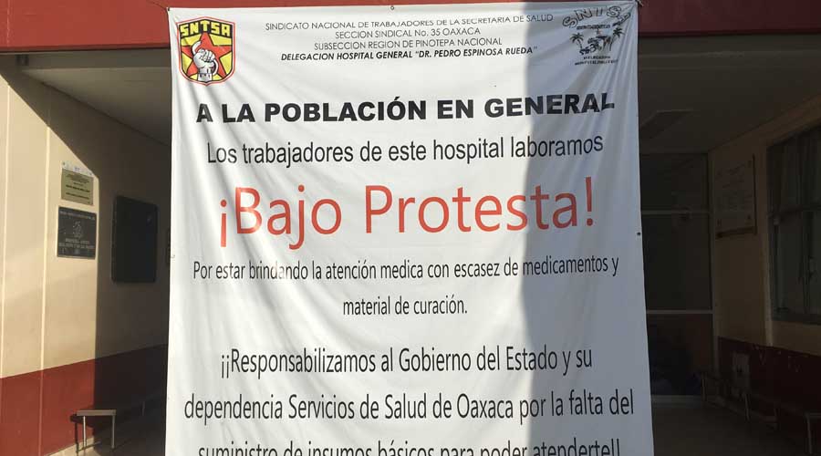 Continúa paro en hospital de Pinotepa Nacional | El Imparcial de Oaxaca