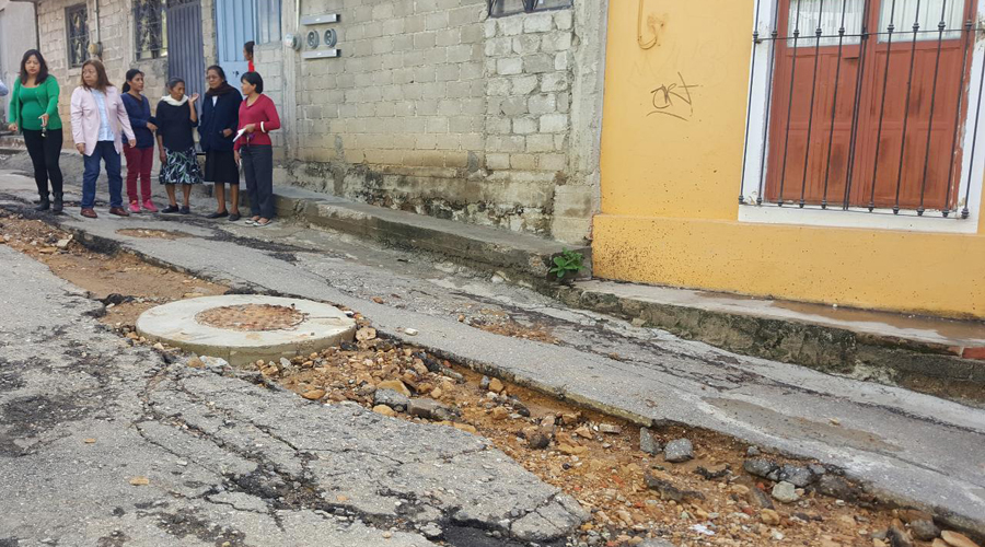 SAPAO “dinamitó” calles de la capital y ejecutó malos trabajos | El Imparcial de Oaxaca