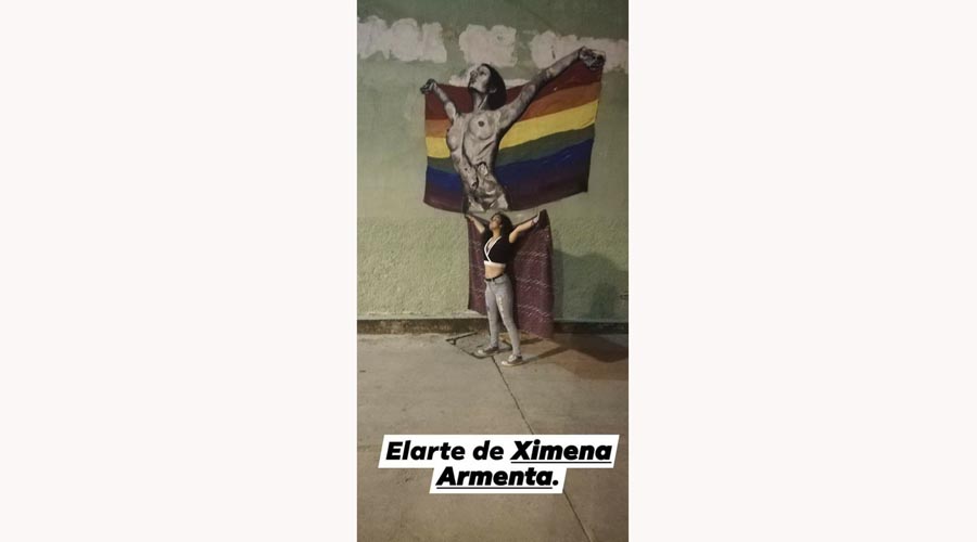 En Tlaxiaco, borran mural de la diversidad sexual