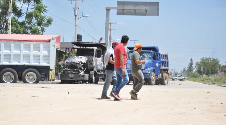 Por violencia entre transportistas, paran obras en Viguera | El Imparcial de Oaxaca