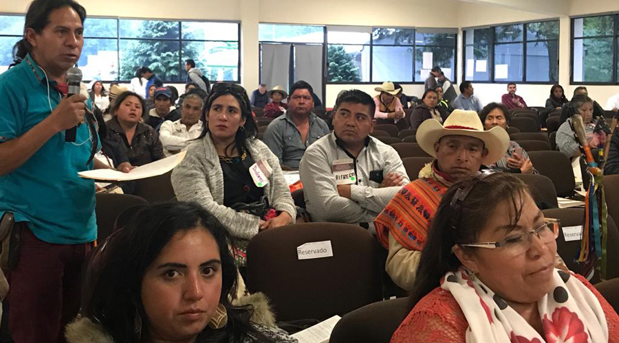 En Oaxaca piden consejo a los pueblos para acertar sus necesidades