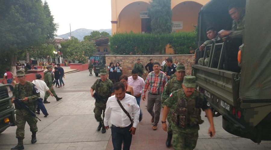 Llega la Guardia Nacional a Teotitlán de Flores Magón | El Imparcial de Oaxaca