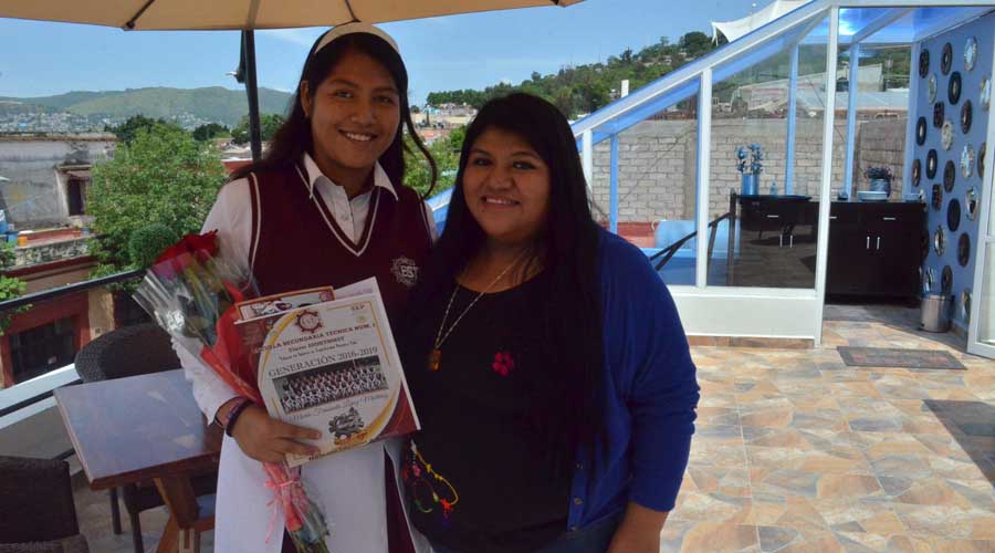 Fernanda terminó la secundaria