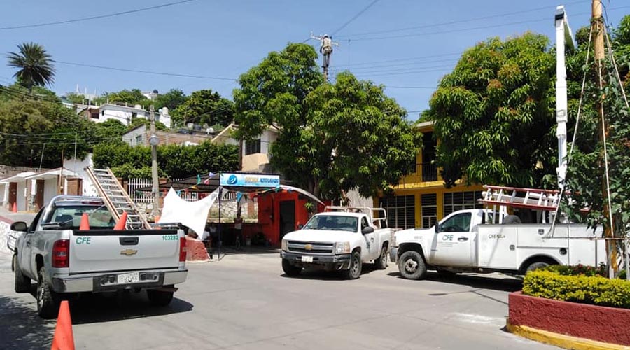 Siguen los apagones en Salina Cruz, Oaxaca