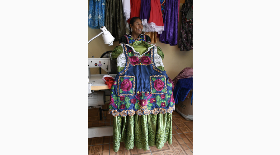 Vestimenta de San Marcos Tlapazola: Creación y huellas  de la migración