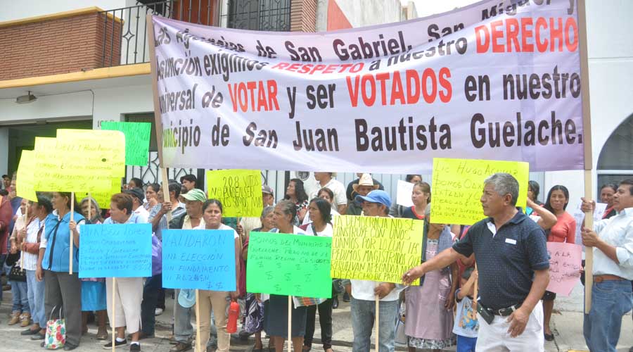 Conflictos empañan elecciones en 11 comunidades de Oaxaca