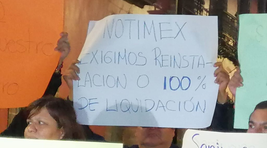 Extrabajadores de Notimex se manifiestan por despidos injustificados; van contra Sanjuana Martínez | El Imparcial de Oaxaca