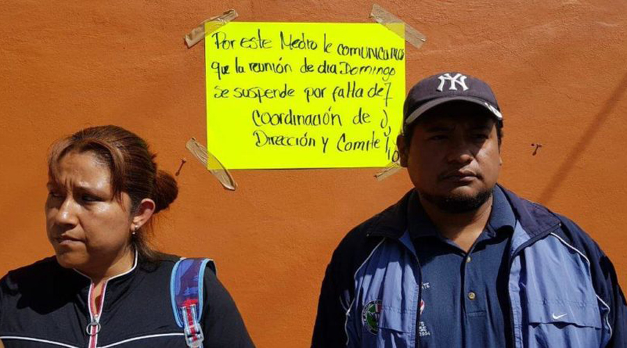 Piden salida de la sección 22 en secundaria de la Volcanes | El Imparcial de Oaxaca