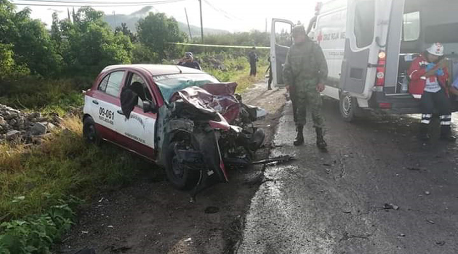 ¡Colisión mortal! en la carretera Villa Díaz Ordaz a Tlacolula