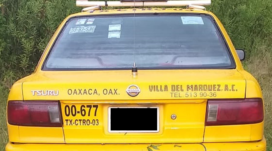 Desaparece taxista, abandonan unidad en San Javier Xoxocotlán | El Imparcial de Oaxaca