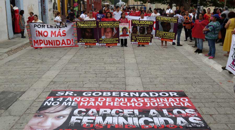 Gobierno, incapaz de frenar violencia contra mujeres en Oaxaca