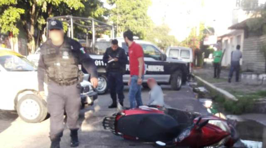 Accidente deja un lesionado en Huajuapan