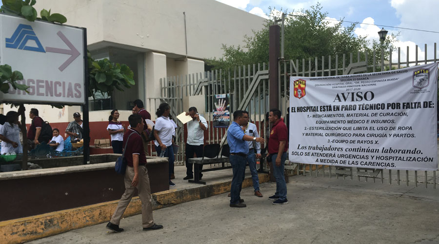 Continúa paro de labores  en hospital de Pinotepa Nacional | El Imparcial de Oaxaca