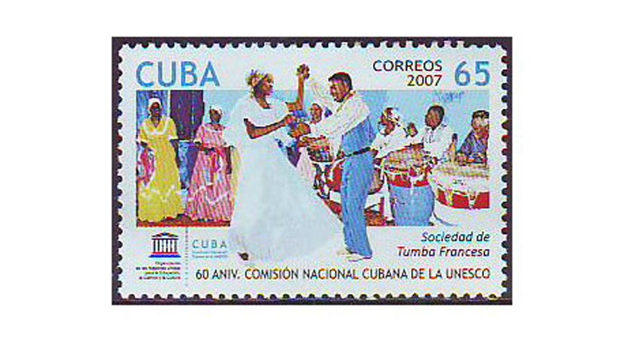 Cuba se muestra entre timbres postales