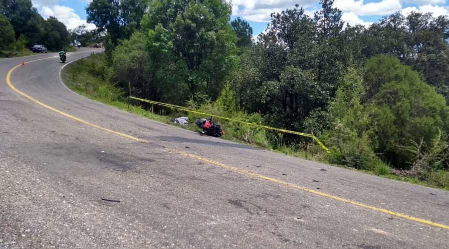 Motociclista pierde la vida en Tlaxiaco