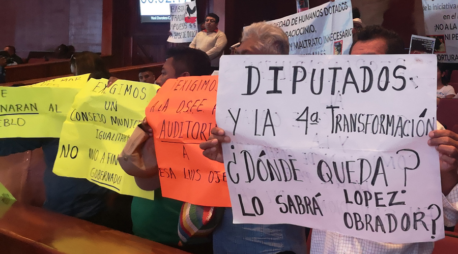Llueven protestas en el congreso local de Oaxaca | El Imparcial de Oaxaca