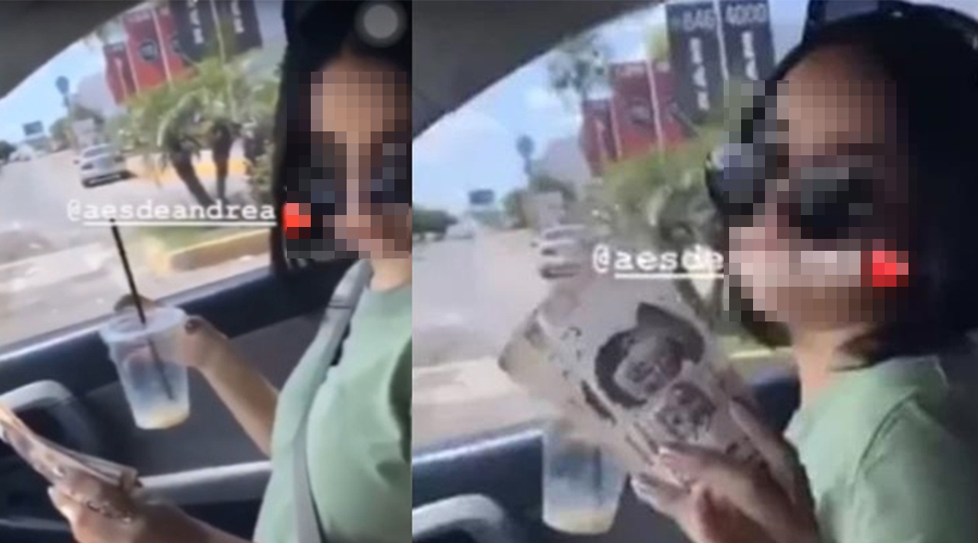 Hija de alcalde es grabada con abanico de billetes y causa indignación | El Imparcial de Oaxaca