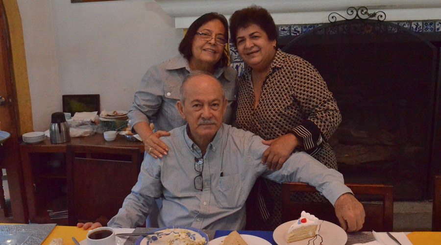Don Eviel celebra en familia su cumpleaños