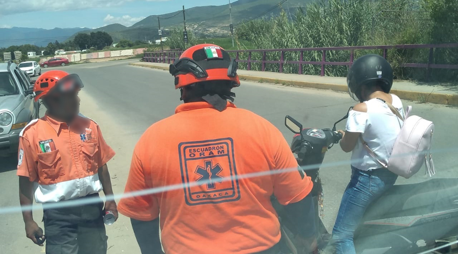 Derrapa en su moto mujer en Xoxocotlán | El Imparcial de Oaxaca