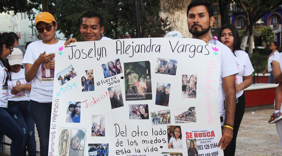 Marchan en la Mixteca, a un año de la desaparición de Joselyn