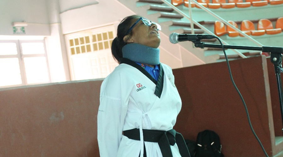 Promueven Taekwondo para personas con discapacidad
