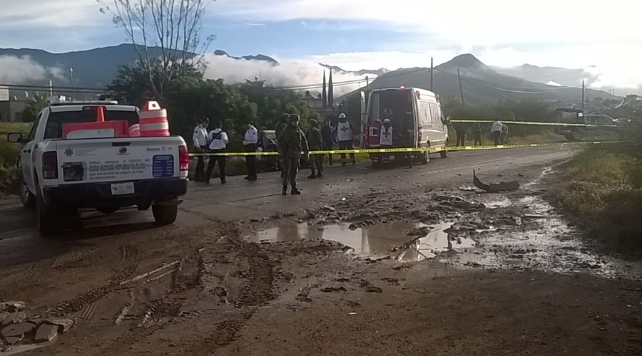 ¡Colisión mortal! en la carretera Villa Díaz Ordaz a Tlacolula