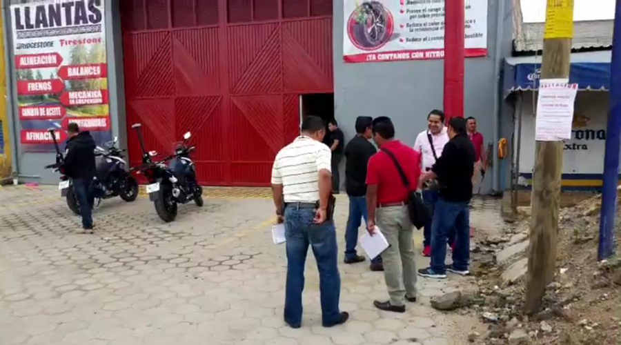 Violento asalto a llantera en Oaxaca | El Imparcial de Oaxaca