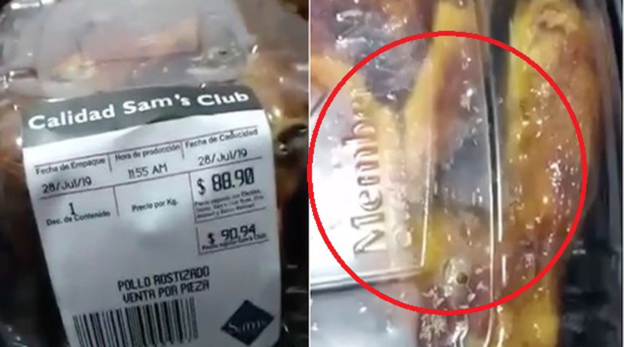 Video: venden pollo con gusano en tienda SAM'S | El Imparcial de Oaxaca