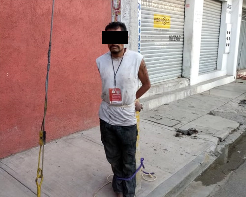 Lo amarran por presunto robo en el centro de Oaxaca | El Imparcial de Oaxaca