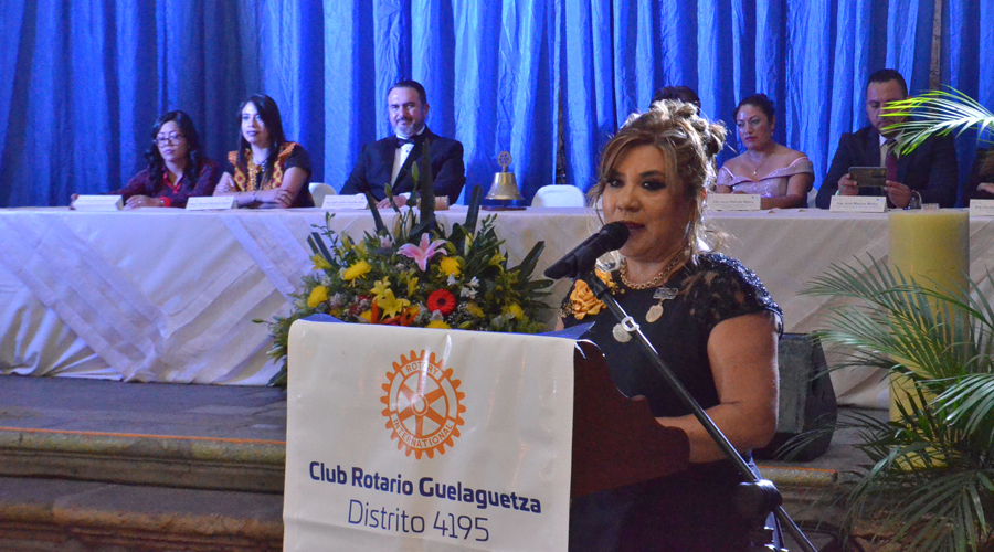 Presentan plan de trabajo el Club Rotario Guelaguetza