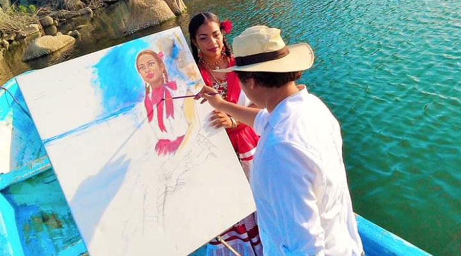 Artista tehuano busca pintar a la mujer tuxtepecana | El Imparcial de Oaxaca