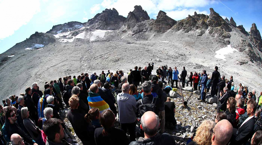 Realizan ceremonia funeraria, por muerte de glaciar en Suiza | El Imparcial de Oaxaca