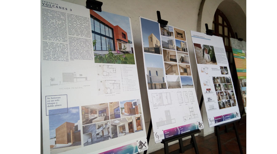 Colegio de arquitectos expone trabajos de bienal en la ciudad