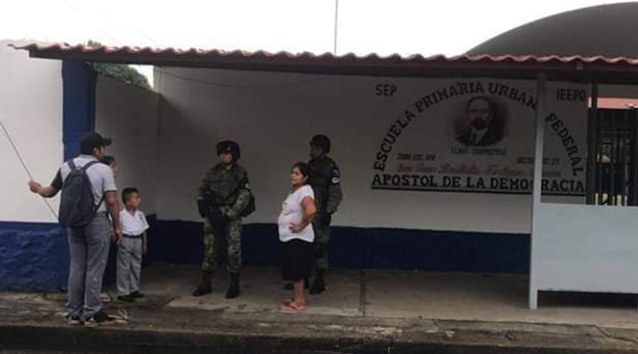 Ante presuntas amenazas de grupo delictivo blindan escuelas en Tuxtepec | El Imparcial de Oaxaca