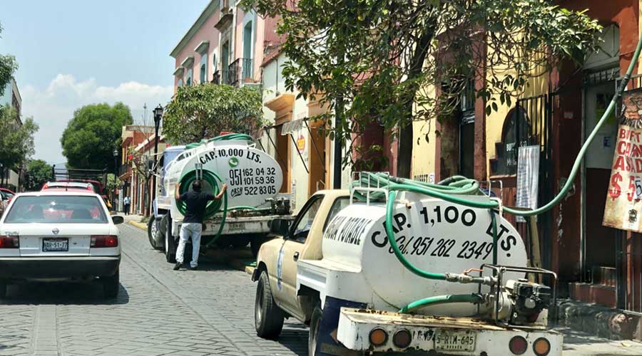 El Centro Histórico de Oaxaca se queda sin agua potable