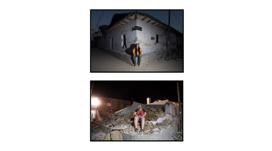 El duelo terremoto que afectó al Istmo de Tehuantepec permanece en la fotografía