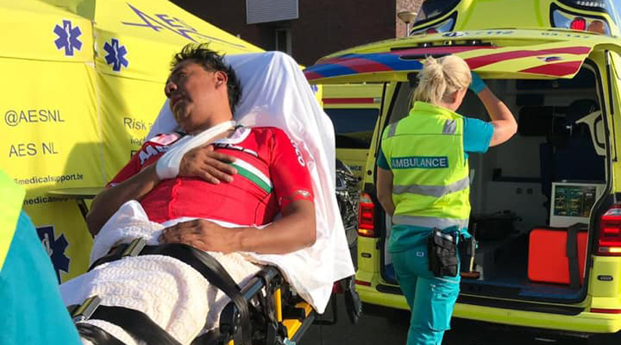 Paraciclista oaxaqueño sufre caída en Holanda | El Imparcial de Oaxaca
