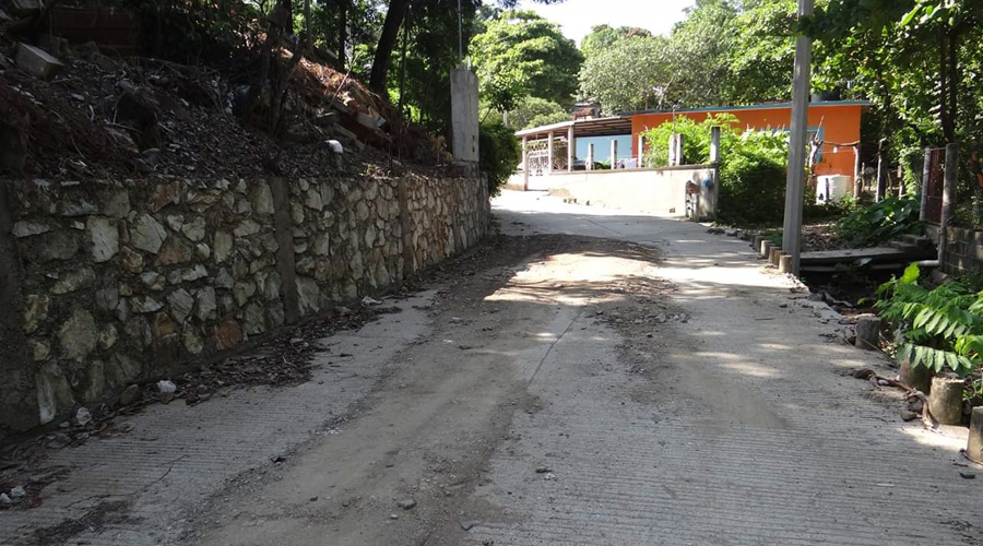 Sin obras, municipio de El Barrio de la Soledad