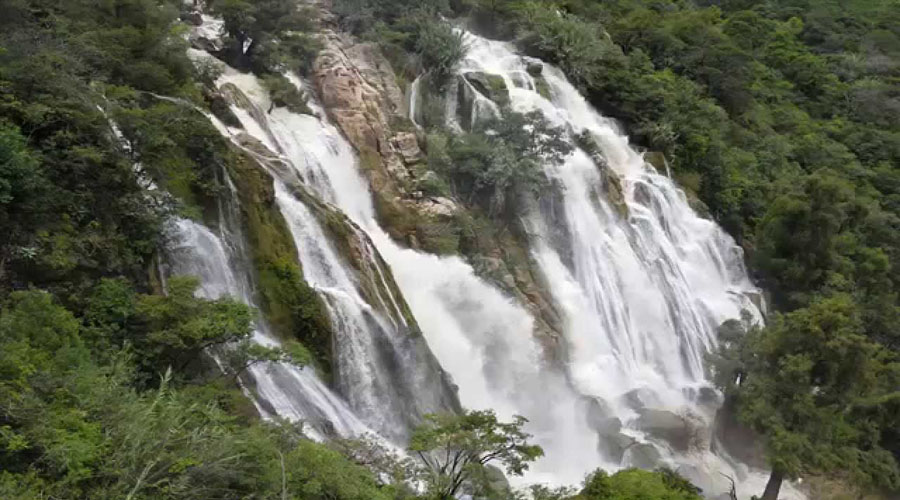Video: Lluvias convierten cascada de Yosondúa en una monumental “catarata” | El Imparcial de Oaxaca