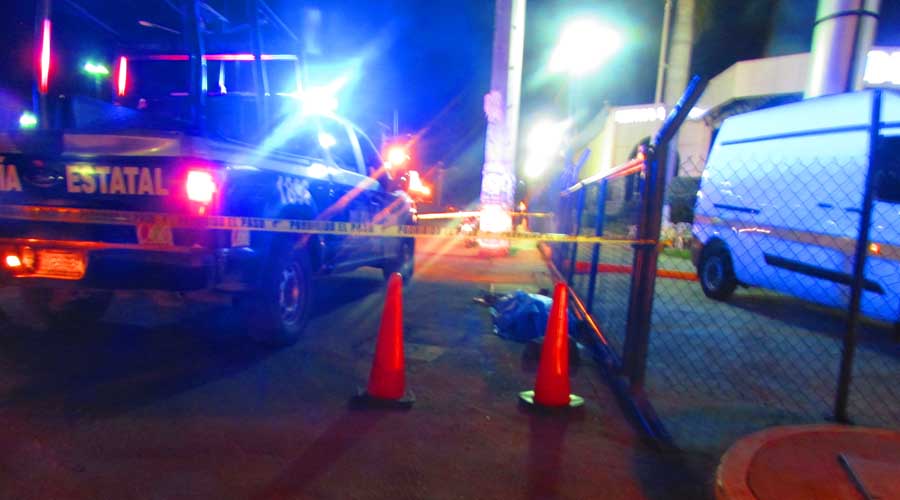 Muere sujeto en la calle