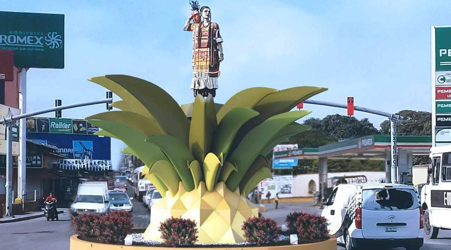 Presentan la nueva estructura para monumento “Flor de Piña” | El Imparcial de Oaxaca