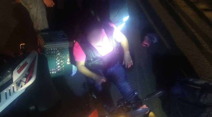Lesionada al caer de la motocicleta en Huayápam | El Imparcial de Oaxaca