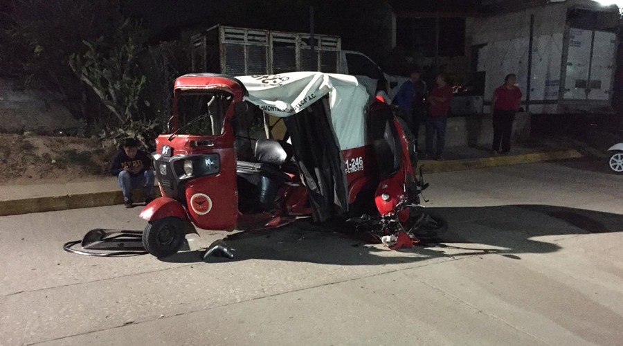 Estampa su moto contra mototaxi en Xoxocotlán | El Imparcial de Oaxaca