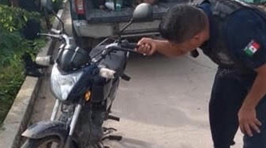 Recuperan una moto con reporte de robo | El Imparcial de Oaxaca