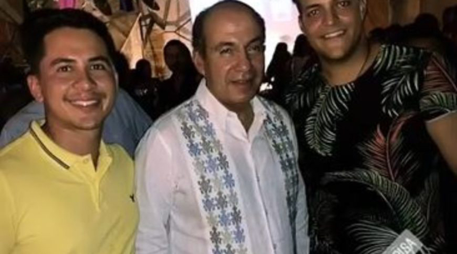 Felipe Calderón aparece en un bar de Campeche previo a festejo de padres de Mouriño | El Imparcial de Oaxaca