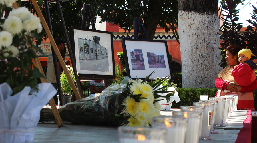 Recuerdan a sus muertos por el sismo de 1980 en Huajuapan